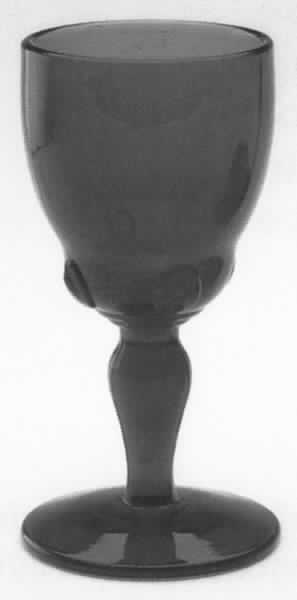 Moondrops-Black Cordial Glass by New Martinsville-1
