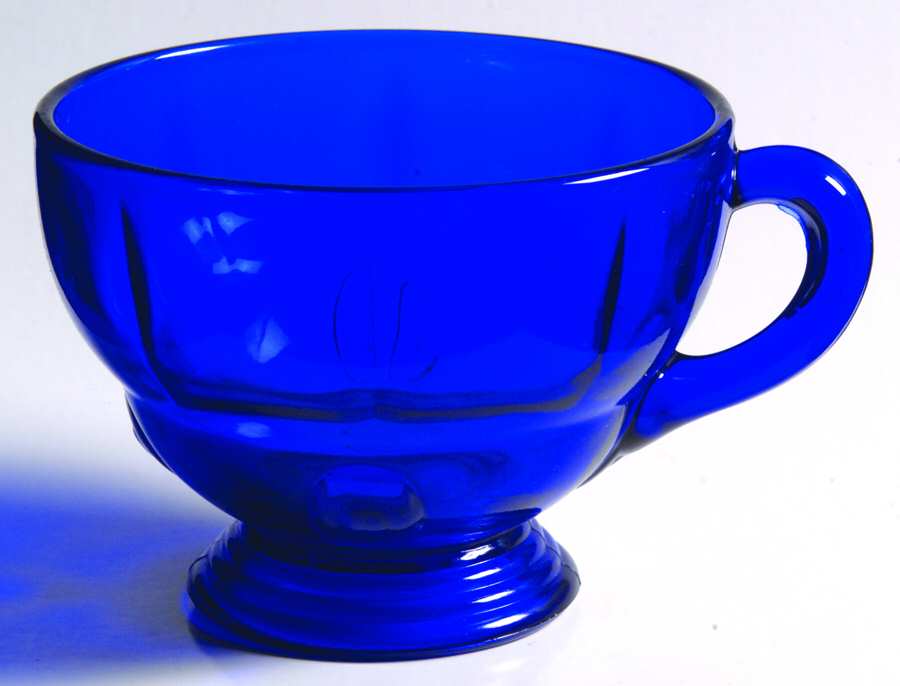 Moondrops-Cobalt Blue Cup Only by New Martinsville-1