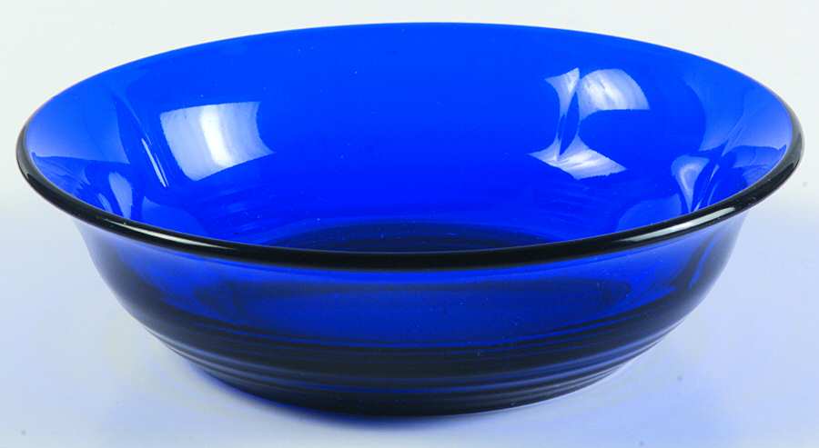 Moondrops-Cobalt Blue Small Fruit Dessert Bowl by New Martinsville-1