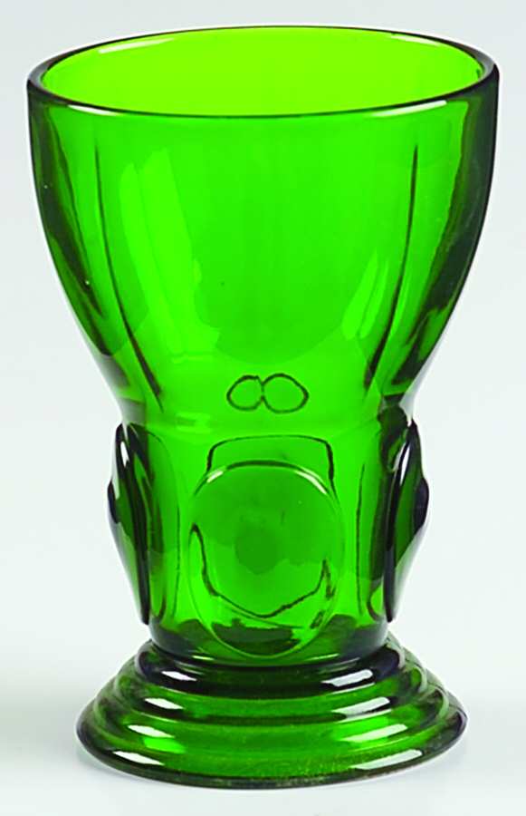 Moondrops-Green (Light Green) 8 Oz Footed Tumbler by New Martinsville-1
