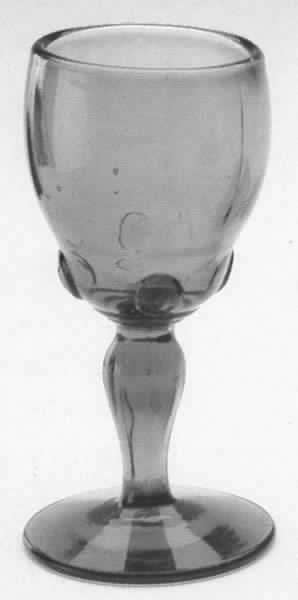 Moondrops-Pink Cordial Glass by New Martinsville-1