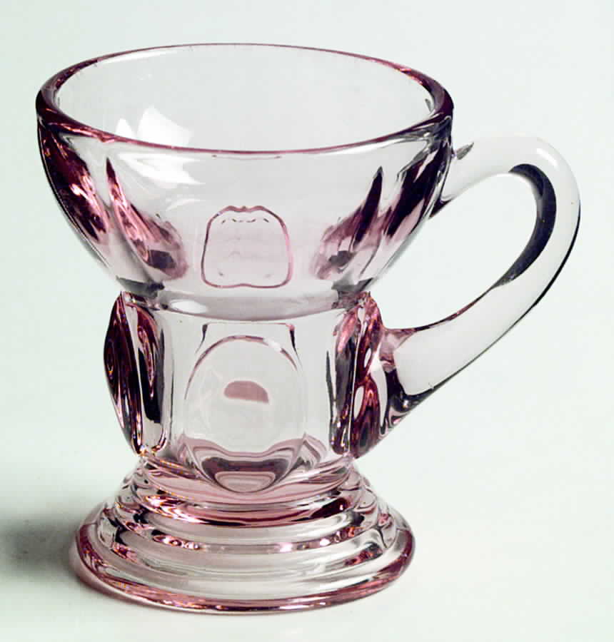 Moondrops-Pink Shot Glass by New Martinsville-1