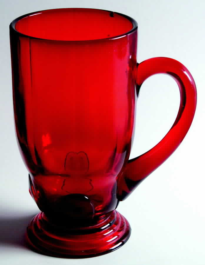 Moondrops-Ruby Cocktail Shaker No Lid by New Martinsville-1