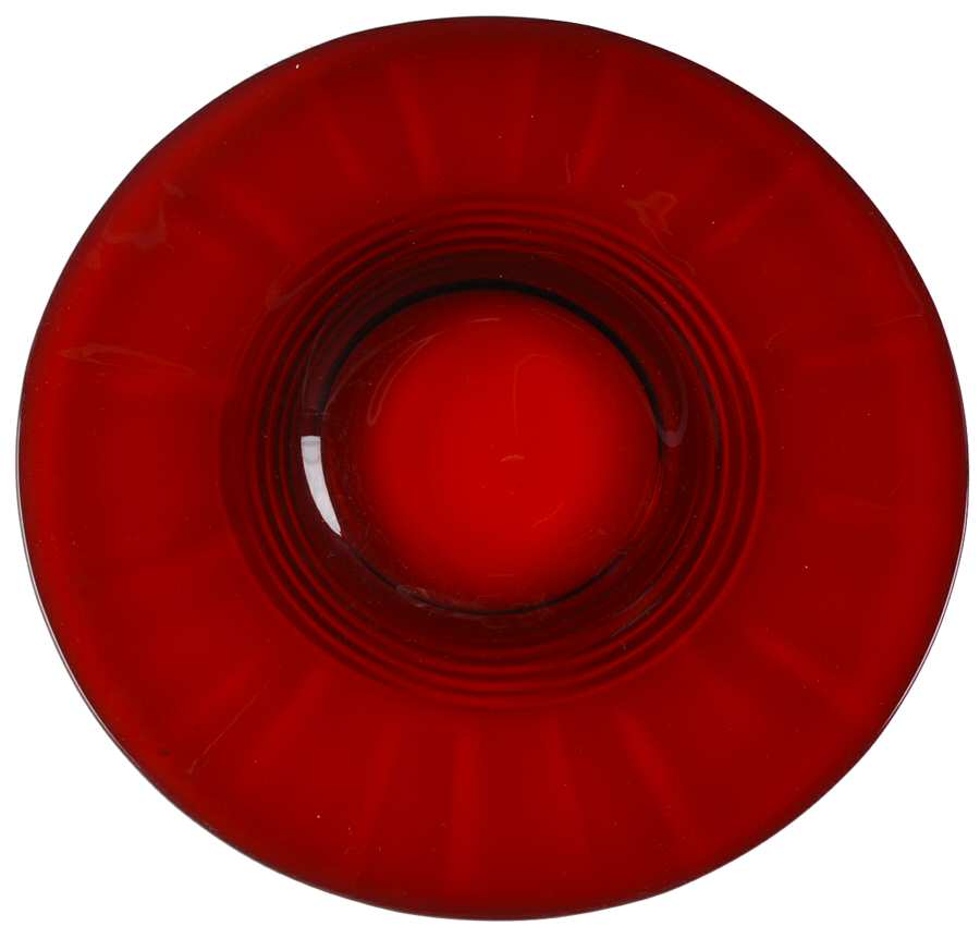 Moondrops-Ruby 13" Sandwich Plate by New Martinsville-1