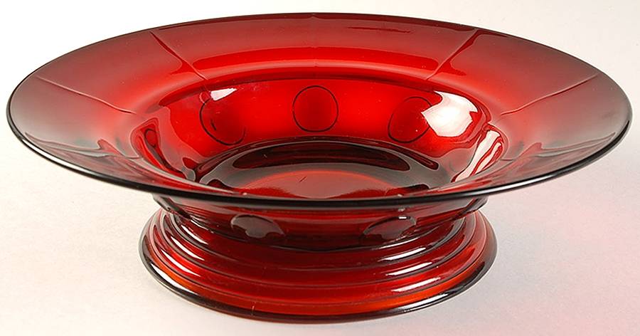 Moondrops-Ruby Centerpiece by New Martinsville-1