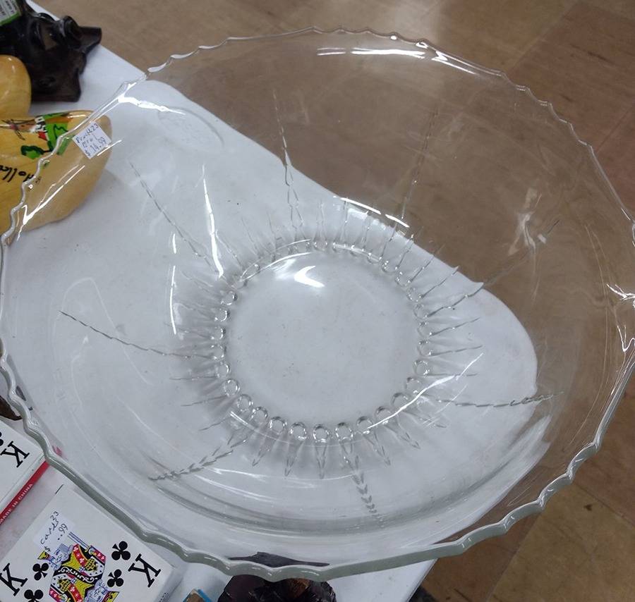 Radiance Clear 13" Flared Bowl by New Martinsville-1