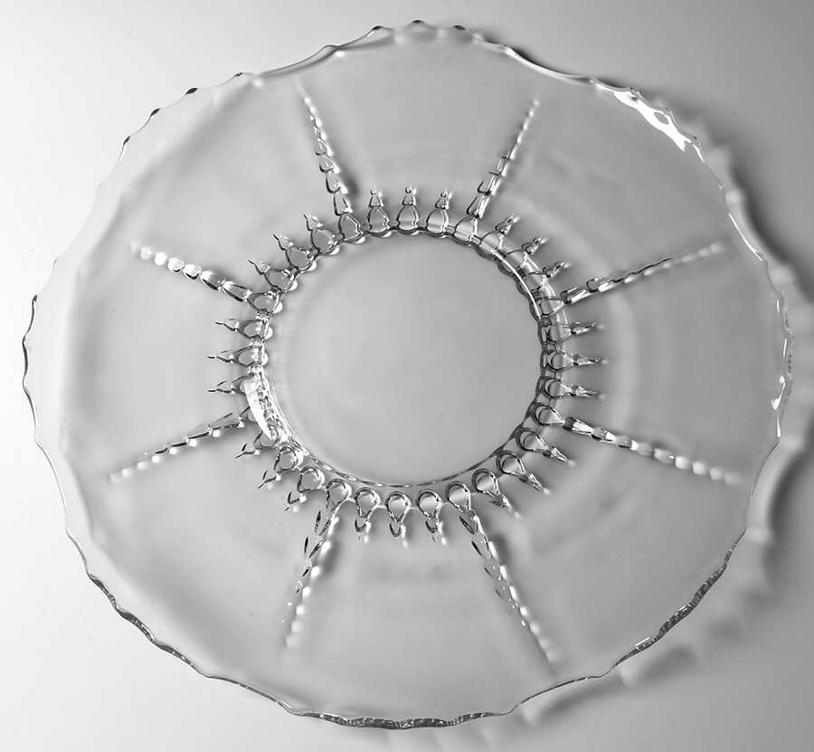 Radiance Clear Punch Bowl Underplate by New Martinsville-1