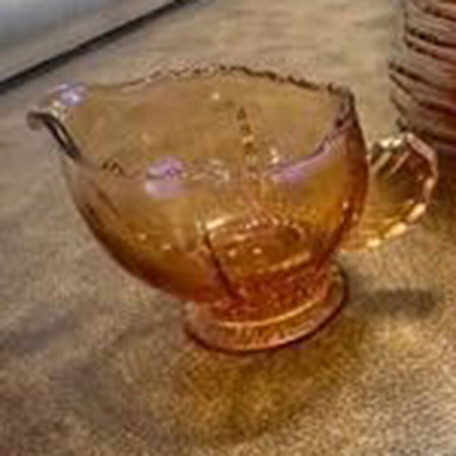 Radiance Amber Creamer by New Martinsville-1