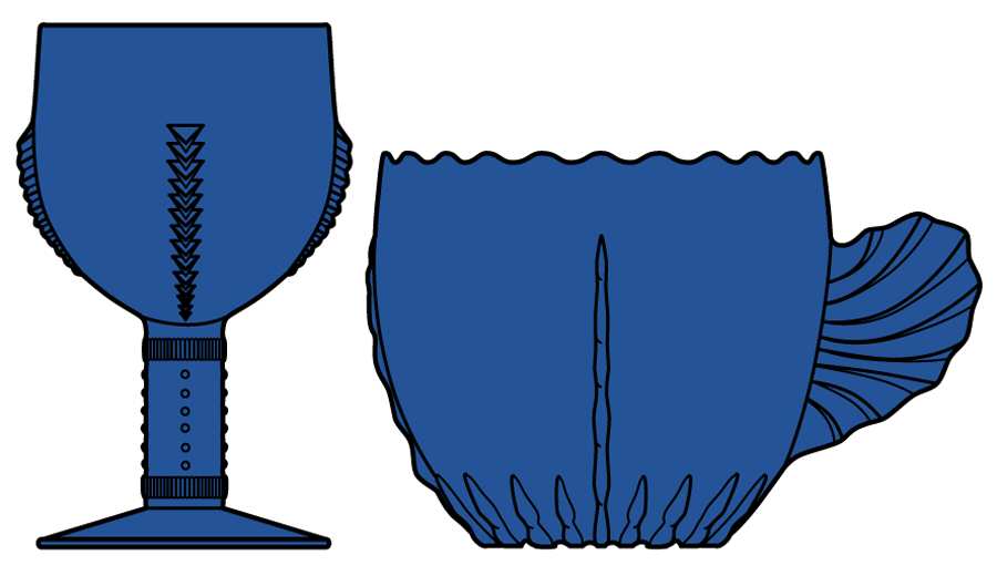 Radiance Cobalt Blue Cordial Glass by New Martinsville-1