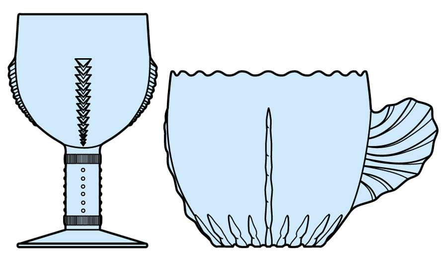 Radiance Ice Blue Cordial Glass by New Martinsville-1