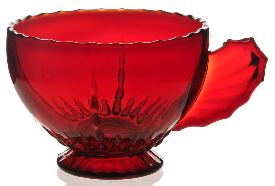 Radiance Ruby (No Trim) Cup Only by New Martinsville-1