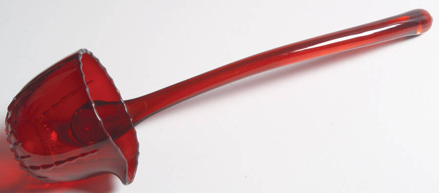 Radiance Ruby (No Trim) Punch Ladle by New Martinsville-1