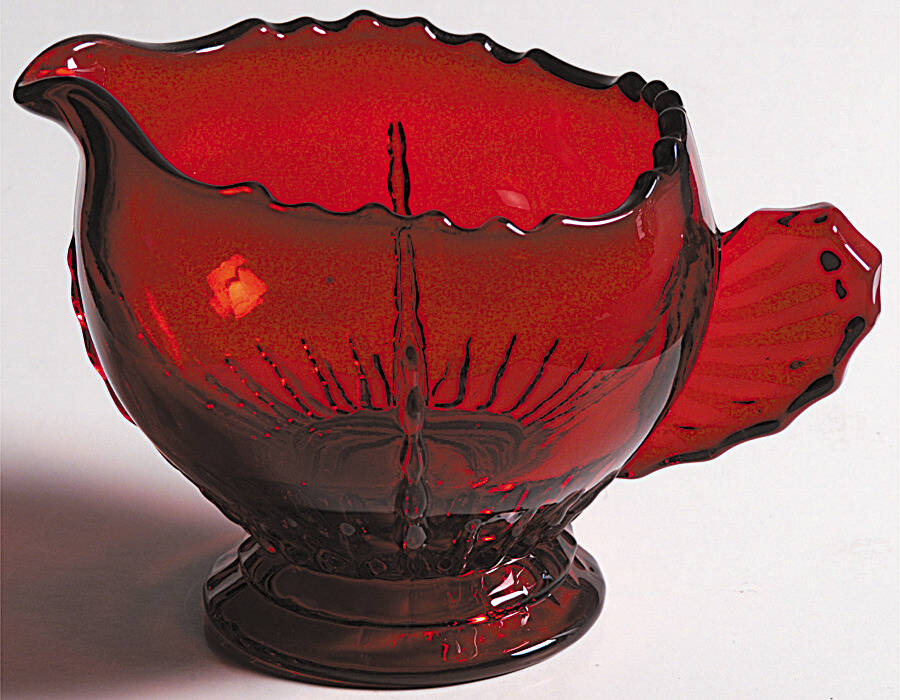 Radiance Ruby (No Trim) Creamer by New Martinsville-1