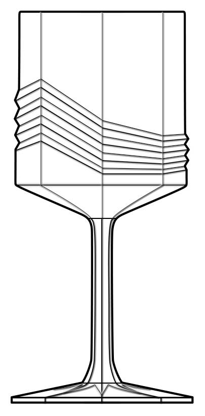 Gala Water Goblet by Norse-1