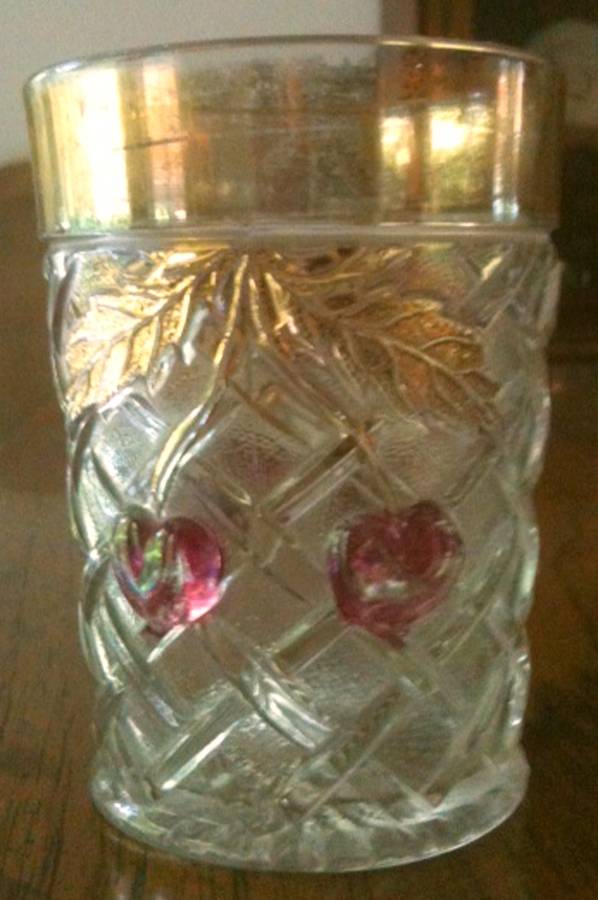 Cherry Lattice Flat Tumbler by Northwood-1