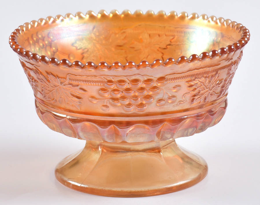 Grape and Cable Marigold Small Fruit Dessert Bowl by Northwood-1