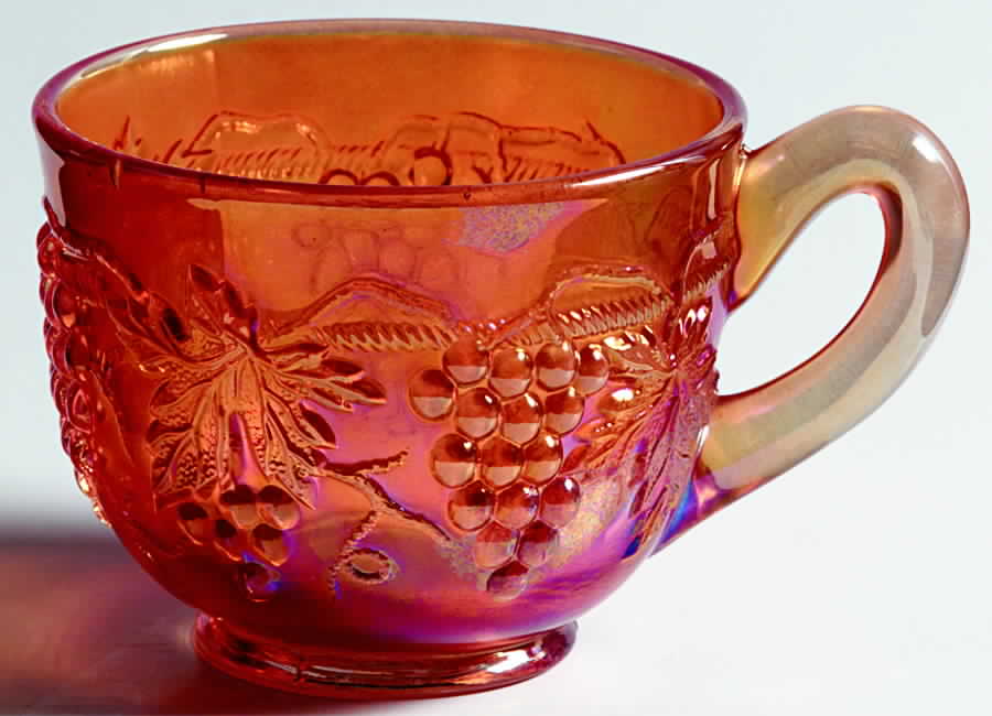 Grape and Cable Marigold Punch Cup by Northwood-1