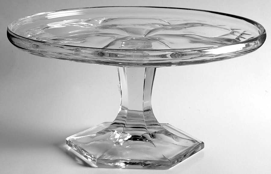 Frontier Round Cake Stand by New Martinsville-1