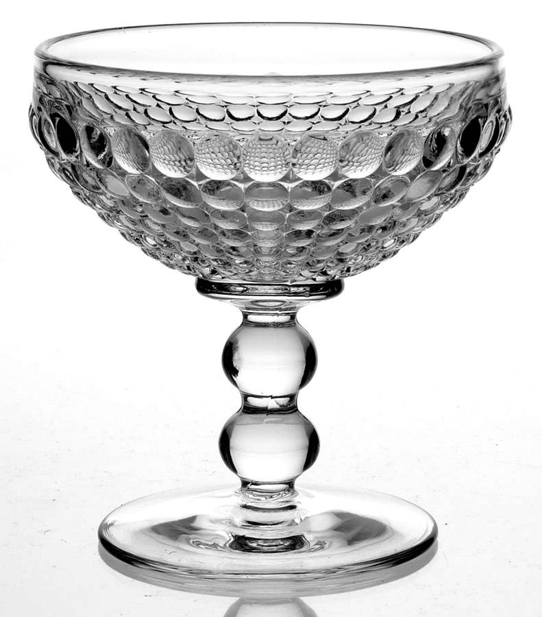Ancestral-Clear Champagne/Tall Sherbet by New Martinsville-1
