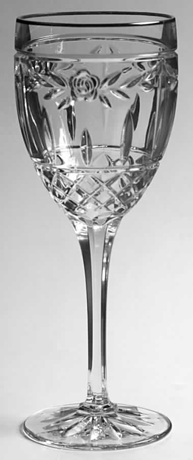 Darnell Platinum Water Goblet by Noritake-1
