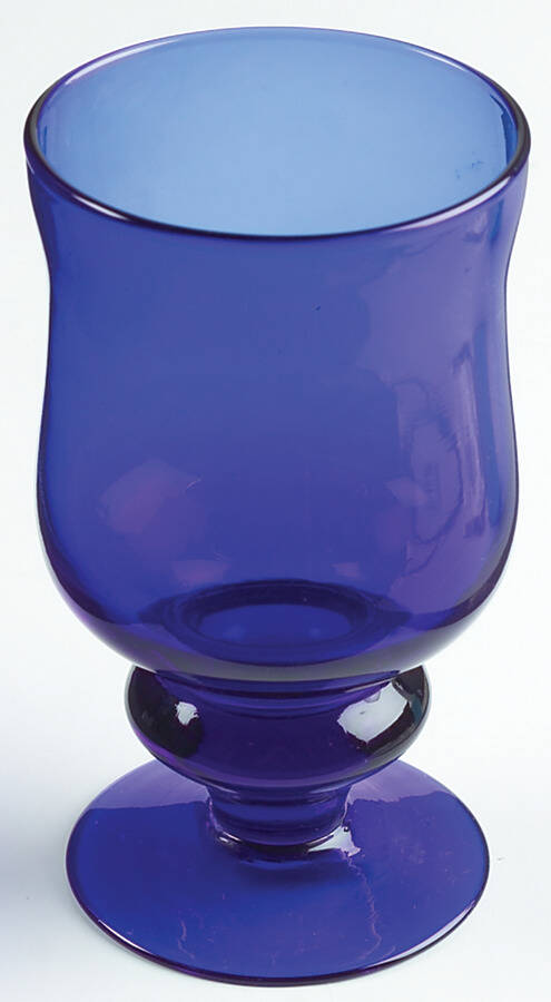 Solid Colors-Sapphire Water Goblet by Nancy Calhoun-1