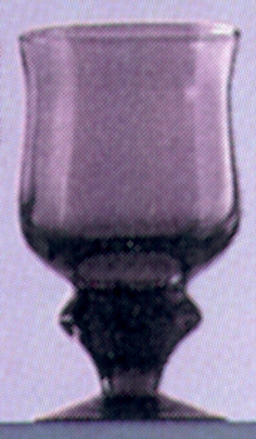 Solid Colors-Plum Water Goblet by Nancy Calhoun-1