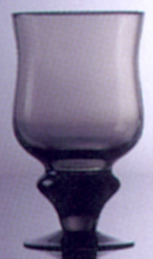 Solid Colors-Smoke Water Goblet by Nancy Calhoun-1