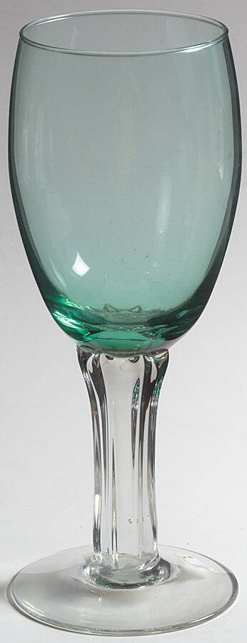 Cristalleria-Green Water Goblet by Nancy Calhoun-1