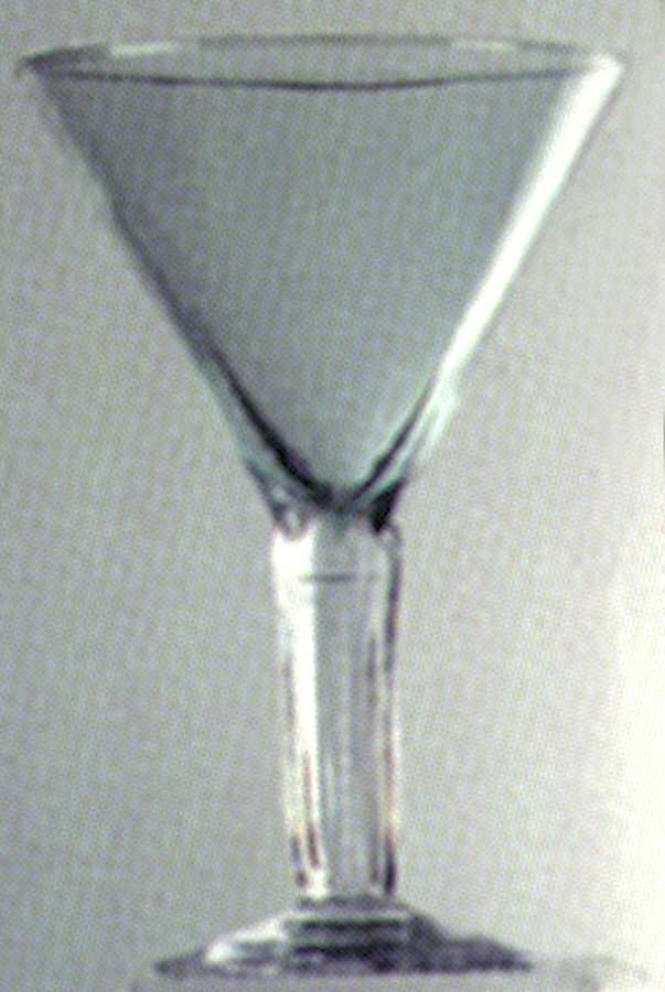 Cristalleria-Green Martini Glass by Nancy Calhoun-1
