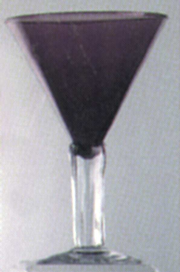 Cristalleria-Plum Martini Glass by Nancy Calhoun-1