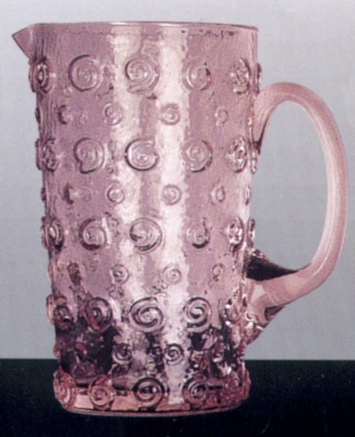 Nautilus-Pink 80 Oz Pitcher by Nancy Calhoun-1