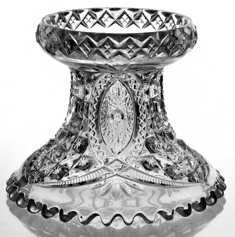Memphis Punch Bowl Stand by Northwood-1
