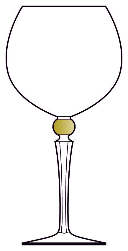 Pallina Gold Water Goblet by Nachtmann-1