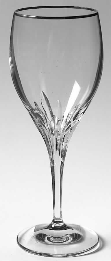 Turning Point Platinum Water Goblet by Noritake-1