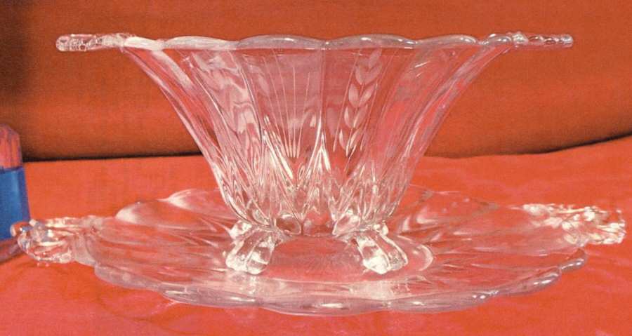 Marshall Mayonnaise Bowl and Underplate by New Martinsville-1