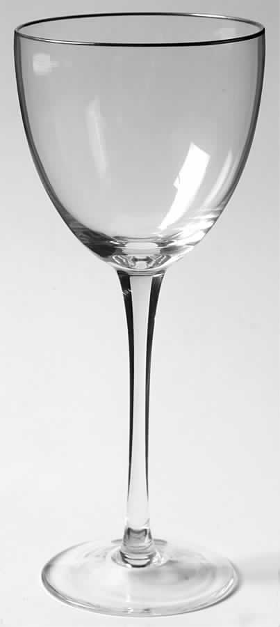 Palais Platinum Water Goblet by Noritake-1