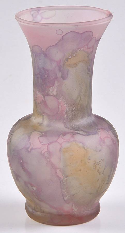 Rueven 4" Bud Vase by Nouveau Art Glass -1
