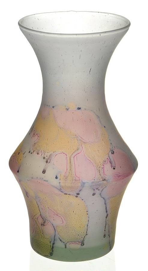 Rueven 5" Flower Vase by Nouveau Art Glass -1