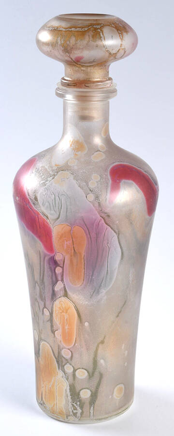 Rueven Decanter & Stopper by Nouveau Art Glass -1