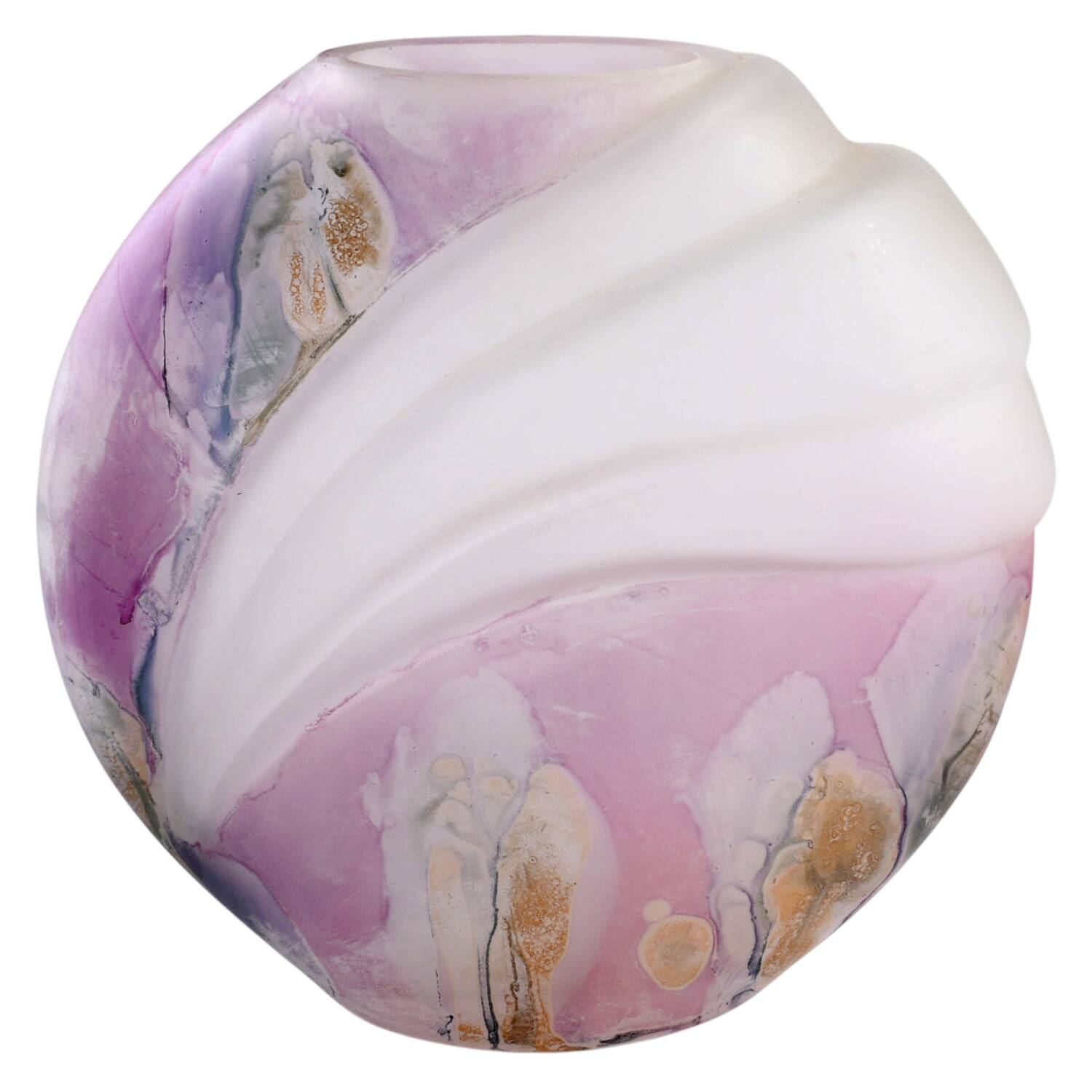 Rueven 5" Oval Vase by Nouveau Art Glass -1