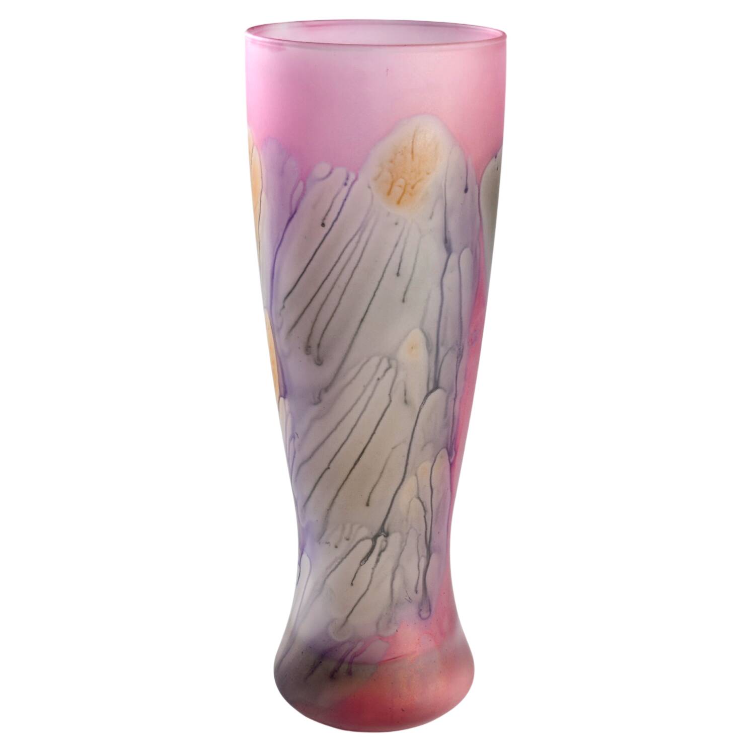 Rueven 9" Flower Vase by Nouveau Art Glass -1