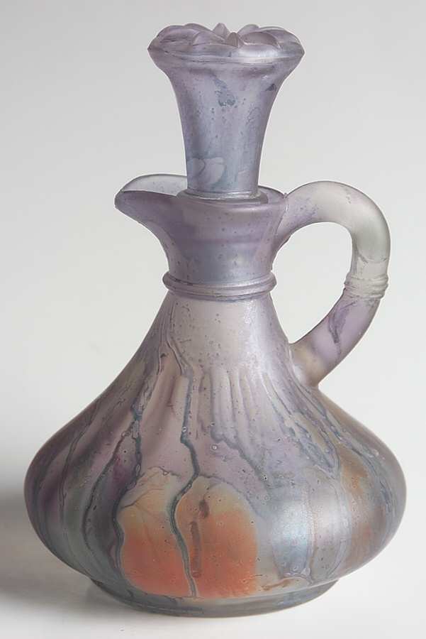 Rueven Cruet & Stopper by Nouveau Art Glass -1