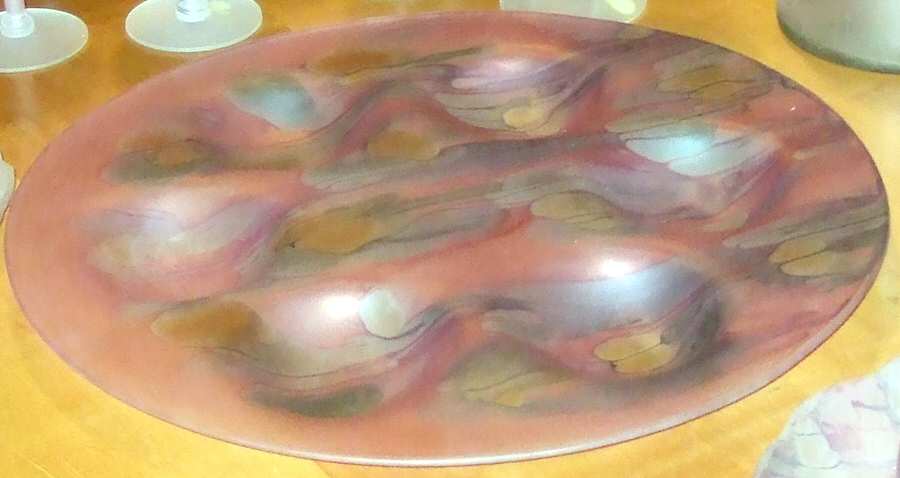 Rueven Seder Plate by Nouveau Art Glass -1