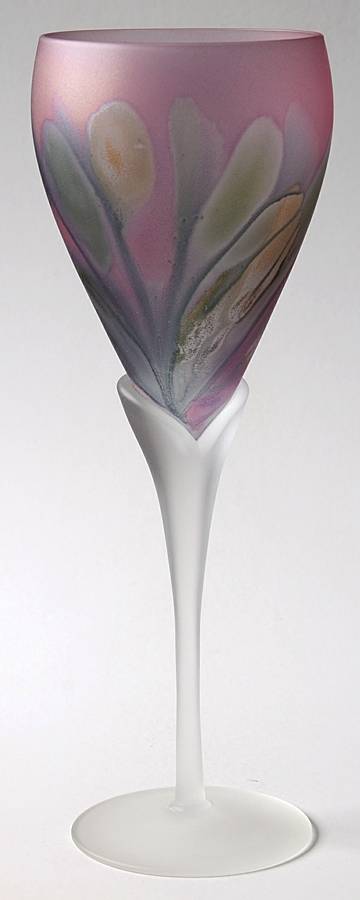 Rueven Water Goblet by Nouveau Art Glass -1
