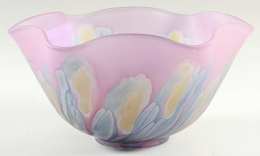 Rueven Salad Bowl by Nouveau Art Glass -1