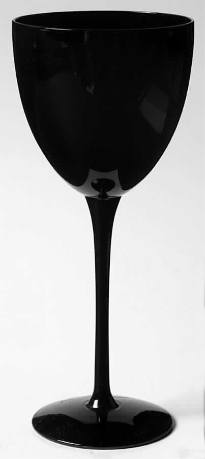 Palais Black Water Goblet by Noritake-1
