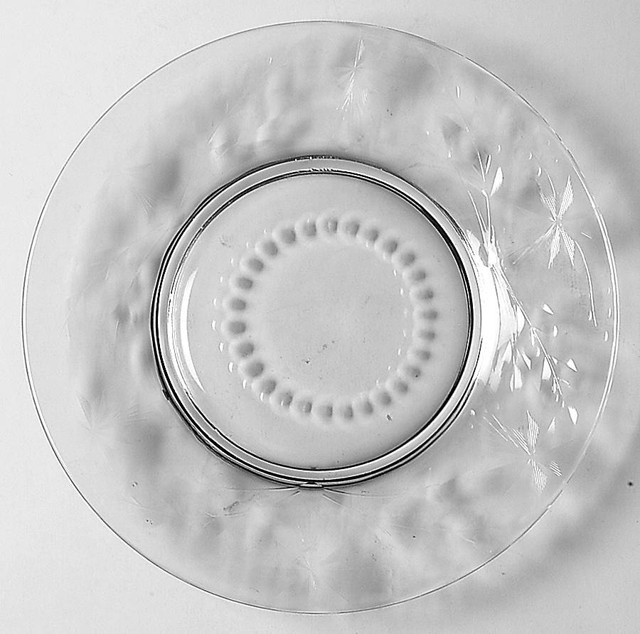 Fuchia 8" Salad Plate by Newton Crystal Co.-1