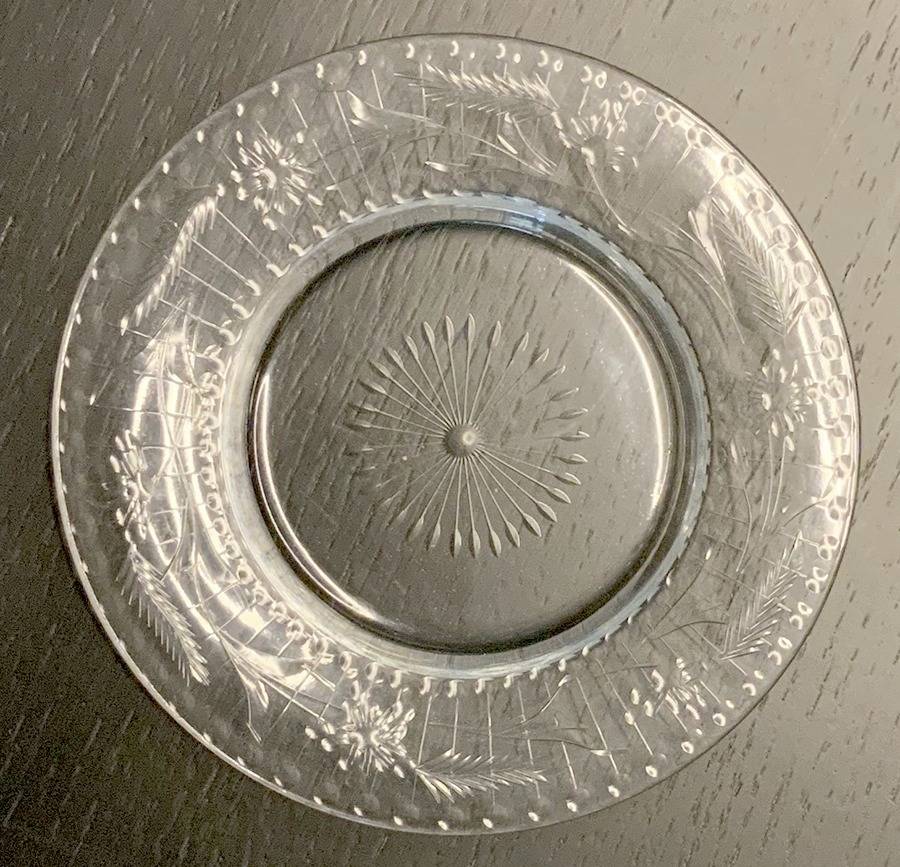 Lord Roberts 8" Salad Plate by Newton Crystal Co.-1