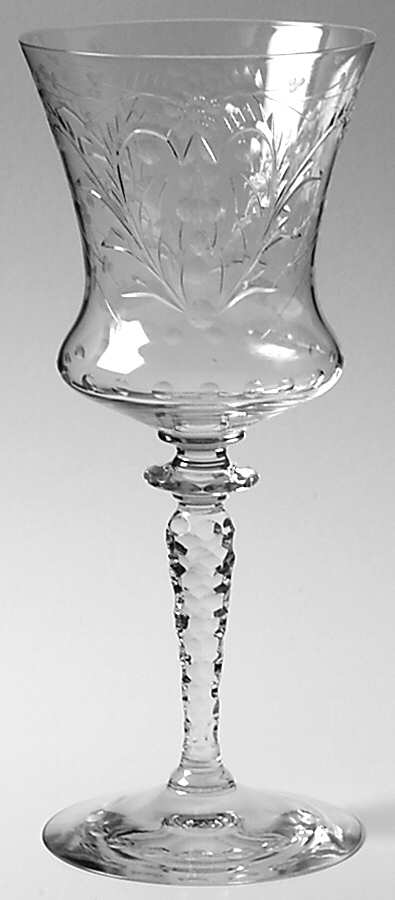 King Water Goblet by Newton Crystal Co.-1