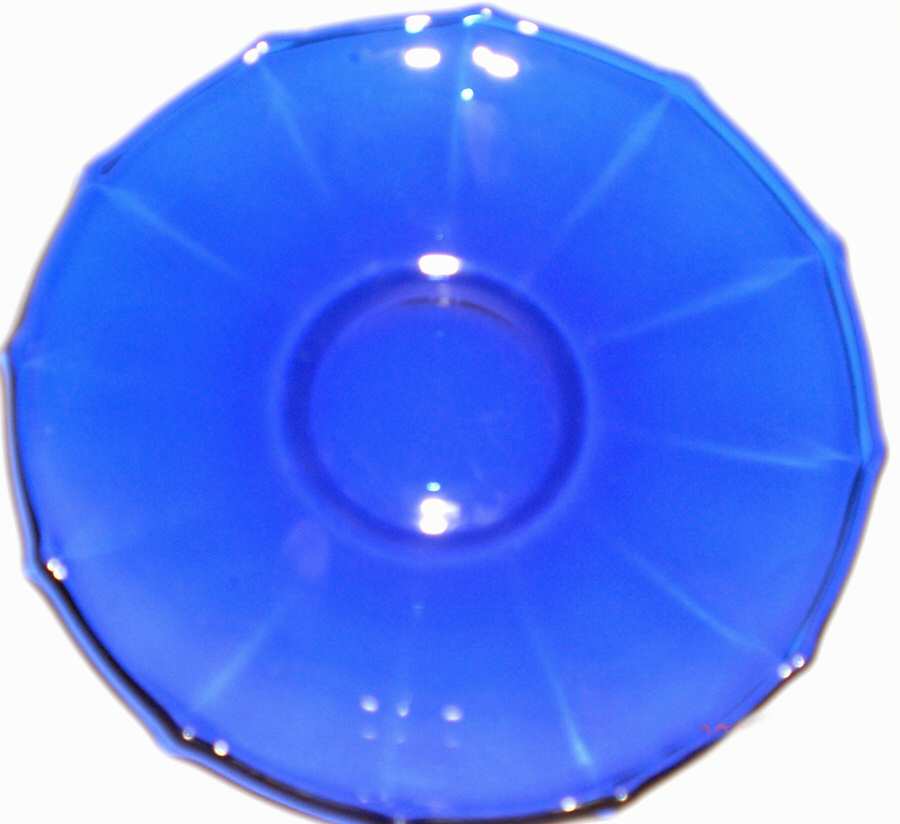 34-Cobalt Saucer only by New Martinsville-1